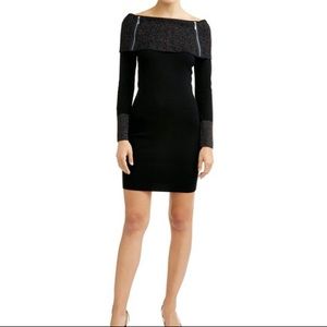 Black sparkle holiday dress